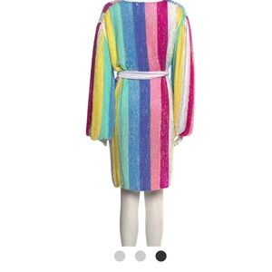 Stunning Retrofete wrap A Line dress, Gabrielle Robe Dress